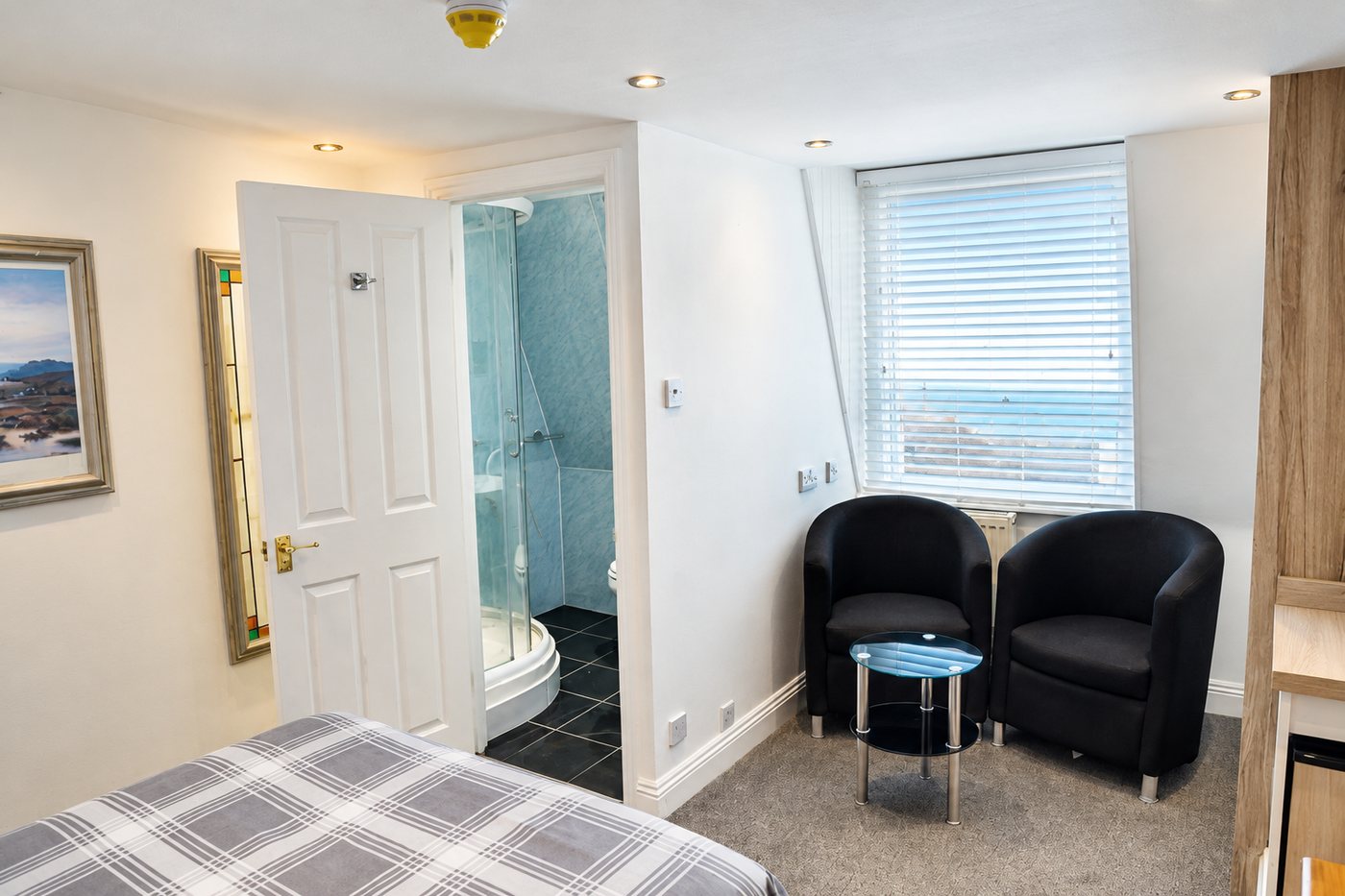 A comfortable bedroom, refurbished 2021