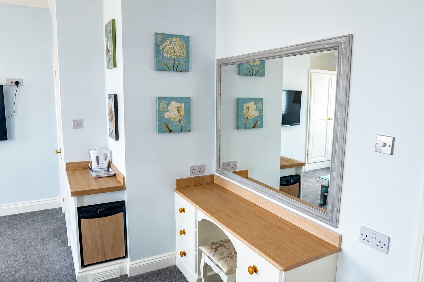 Double room at Weymouth Bay Hotel
